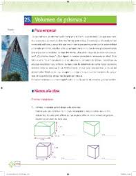 Busca tu tarea de matemáticas 1. 25 Volumen De Prismas 2 Ayuda Para Tu Tarea De Matematicas Sep Secundaria Primero Respuestas Y Explicaciones