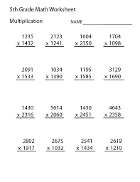 Long division worksheets for 5th grade #101730. Free 5th Grade Math Worksheets Activity Shelter