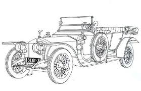 Simply do online coloring for silver ghost rolls royce antique car coloring pages directly from your gadget, support for ipad, android tab or using our web feature. Classic Old Car Coloring Page Silver Ghost Rolls Royce Coloring Sky