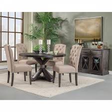 Cheap dining tables and 4 chairs. 1468 Alpine Furniture 1468 25 Newberry 5pc Sets Round Dining Table 4 Chairs