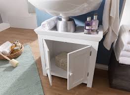 Wanddeko aus holz badezimmer mobel unterschrank holz mehr. Wohnling Design Waschbeckenunterschrank Wl1 350 Badunterschrank Mit 2 Turen Weiss Kleiner Schrank Badezimmer 57 Cm