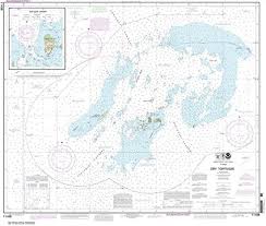 paradise cay publications noaa chart 11438 dry tortugas tortugas harbor 30 1 x 35 5 traditional paper