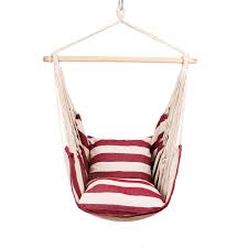 Holifine Chaise Jardin Hamac Balancelle Siege Fauteuil Suspendu Soleil Balancoire Siesta Avec 2 Coussins Co Fauteuil Suspendu Chaise De Jardin Hamac Balancelle
