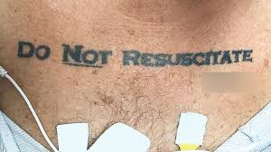 10 rozkošný malé tetování nápady. A Man S Do Not Resuscitate Tattoo Left Doctors Debating Whether To Save His Life Cnn