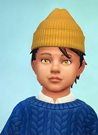 It didn't help how I dressed him but one hipster toddler owning shops by  time he is a child lol He had brown eyes aged into the gold new update not  sure