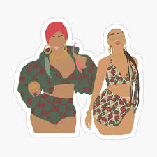 Icy gangtap in with saweetie to gain exclusive access to music, merch, and more! Saweetie Ft Doja Cat Bestfriend Poster By Gemicornio Redbubble