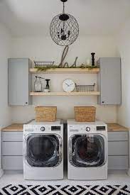Farmhouse style, laundry room remodel, one room challenge, room makeover. 60 Best Farmhouse Laundry Room Decor Ideas And Designs For 2021
