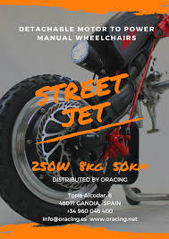 Street Jet Detachable Motor To Power Manual Wheelchair 8kg Weight Without Battery Alu7020 T6 Frame 250w Motor 50 6 Manual Wheelchair Wheelchair Travel Bag