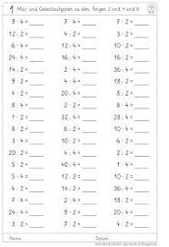 Das 1 x 1 sicher. Kopfrechenblatter Einmaleins Multiplizieren Und Dividieren Platzhalteraufgaben Lernstubchen Kids Math Worksheets Tracing Worksheets Preschool Math Tasks