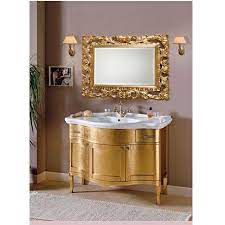 Mobile Bagno Donatello 109 Mobile Foglia Oro Bb Mobile Bagno Arredamento Bagno Decorare Il Bagno
