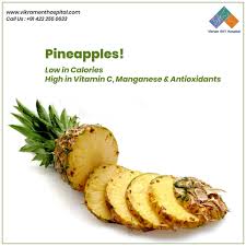 Healthtip Pineapple Is An Excellent Source For The Antioxidants Low In Calories And High In Vitaminc Share The Post To Spr Antioxidants Calorie Vitamin C