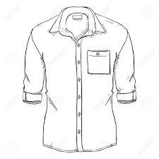 Layer the button up under a structured blazer and pair it with pointed toe pumps and a classic style bag. Vector Sketch Casual Men Shirt With Roll Up Sleeves Royalty Free Cliparts Vectors And Stock Illustration Image 112039736