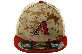 New Era Authentic Collection Arizona Diamondbacks Memorial Day On Field 2014 Fitted Game Hat Hat Club Hats Mlb Baseball Caps New Era Cap