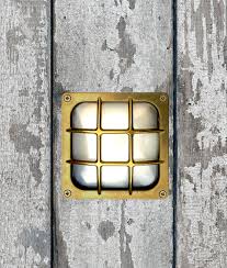 Exterior recessed lights electrical question: Solid Brass Miniature Gx53 Bulkhead Light Square
