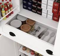 Amazon.com: Despensa de cocina de 71 pulgadas de alto con ...