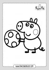 Peppa Pig Para Colorear Y Pintar Rincon Dibujos En 2020 Dibujo De Peppa Pig Peppa Para Pintar Peppa Pig Para Colorear