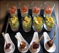 Assiette De Mise En Bouche Pic Boudin Blanc Pomme Verrine Crabe Avocat Et Verrine Fromage Aux Herbes Saumon Fume A La Table De Gaelle Boudin Blanc Pommes Verrine Crabe Recettes De Cuisine