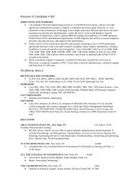 sample resume of ccna certified