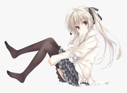Who are the best anime girls with white hair? Anime Girl With White Hair Png Transparent Png Kindpng
