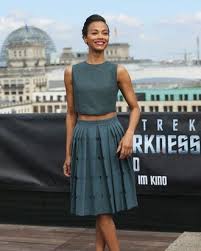 Zoe saldana has taken to instagram to post a shot of her redesigned costume for the upcoming star trek beyond — and for the first time in the rebooted franchise, her. Zoe Saldana Descended To The Star Trek Premiere