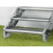 Maybe you would like to learn more about one of these? Escalier 4 Marches Exterieur En Acier Galvanise Escalier Sans Rampe Modulable Upstairs24