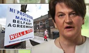 Arlene foster says spare uk jabs should be offered to ireland. E6kjf Qnub3x7m