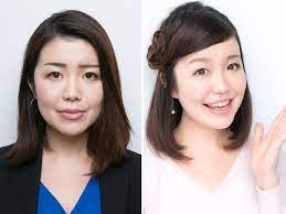 女子アナ風メイクで好感度アップ 素人メイクをプロが改造 輝く肌 メイク プロ メイク