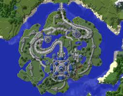 The Legend Of Zelda Breath Of The Wild Complete Map The Legend Of Zelda Breath Of The Wild Hyrule Castle Pre Calamity Minecraft Project Legend Of Zelda Minecraft Castle Breath Of The Wild