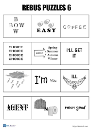 Rebus puzzles are pictograms with hidden meanings to solve. Rebus Puzzles With Answers Ppt Free Download