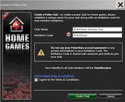 Some settings have been grouped to make functionality simpler for home game club managers. The Pokernews Guide To Setting Up A Pokerstars Home Game Pokernews