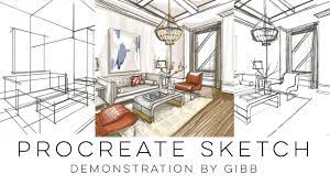 Check spelling or type a new query. How To Use Procreate To Quickly Sketch An Interior Design Living Room Perspective Youtube