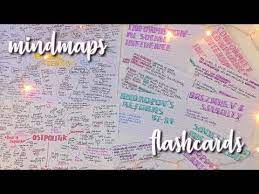 How I Make Mindmaps And Flashcards Youtube Study Flashcards Flashcards Revision Flashcards