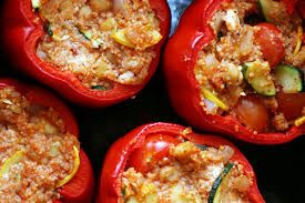 Lamb and couscous stuffed peppers. Couscous And Feta Stuffed Peppers Smitten Kitchen