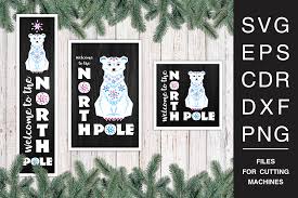 In fancy > decorative 164,785 downloads (1 yesterday) free for personal use. Christmas Porch Signs With Polar Bear Graphic By Olga Belova Creative Fabrica