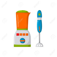 Shop kitchen appliances at target. Vector Illustration With Cartoon Mixer And Blender Kitchen Appliances Royalty Free Cliparts Vectors And Stock Illustration Image 55413229