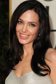 Angelina Jolie With Dark Hair Angelina Jolie Hair Hair Styles Beauty