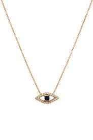 Zoe Lev Jewelry 14k Gold Diamond Evil Eye Necklace Yellow Evil Eye Necklace Hamsa Necklace Gold Diamond Evil Eye