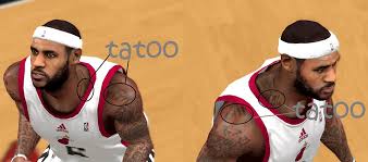 Make your custom temporary tattoos a staple at your next social gathering or corporate event. Nba 2k14 Lebron James Next Gen Cyberface Tattoos Headband Fix Nba2k Org