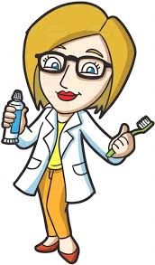 Teeth Need To Last You Your Entire Life So It Is Imperative That You Look After Them Dental Health Is An Easy Matte Dentist Dark Blonde Hair Cartoon Clip Art