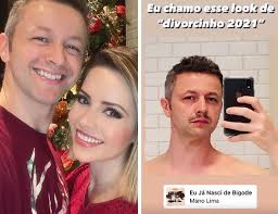 Lucas lima usou seu instagram neste sábado (12/9) para comemorar os 12 anos de casamento com sua esposa, a cantora sandy. Lucas Lima Aparece De Bigode E Diz Look Divorcinho 2021 Revista Glamour Celebridades
