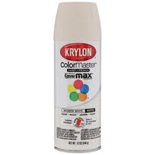 Modern White Krylon Colormaster Matte Spray Paint Primer