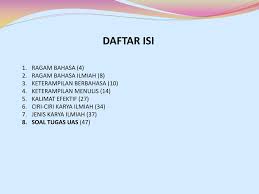 Pertanyaan tentang bahasa indonesia ragam ilmiah. Ppt Mata Kuliah Bahasa Indonesia Powerpoint Presentation Free Download Id 2154085