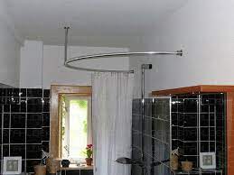 Duschvorhang badewanne stange duschstange online kaufen bei ob. Runde Duschvorhangstange Fur Viertelkreis Badewanne Farben Edelstahl Oder Weiss Shop
