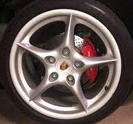 Painting alloy wheel with Wurth paint - 996 Series (Carrera ...