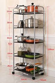 Günstige preise & mega auswahl für küchenmaschinen kitchenaid artisan und vieles mehr. Kitchen Shelf Kitchen Racks Floor Stainless Steel Microwave Oven Shelf Pot Racks Vegetable Racks Metal Storage Shelves Kitchen Storage Racks Size 50 32 130cm Buy Online In Netherlands At Desertcart Nl Productid 58633629