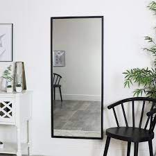 Large wall antique mirror rectangle contemporary 38 x 30 frameless crystal wood. Large Black Rectangle Mirror 60cm X 140cm
