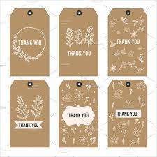 These are still my favorite because they can be so personalized. Free 8 Thank You Tags In Psd Vector Eps