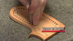 Before doing any kind of carving, the leather needs to be cased. How To Stamp Leather Patterns Leathercraft Tutorial Custom Leather Designs Youtube