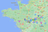 The most COMPLETE map for visiting the Loire Valley and Castles !