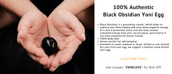 Maybe you would like to learn more about one of these? Black Obsidian Yoni Egg Black Beauty Loaded With Detoxifying Powers
